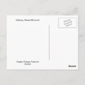 Salzburg, Mozart Memorial Postkarte (Rückseite)