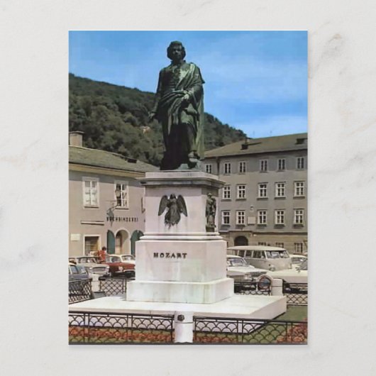 Salzburg, Mozart Memorial Postkarte (Vorderseite)