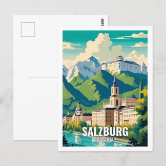 Salzburg Österreich Berühmte Sehenswürdigkeiten Postkarte