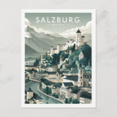 Salzburg Österreich Berühmter Reiseort Postkarte (Vorderseite)