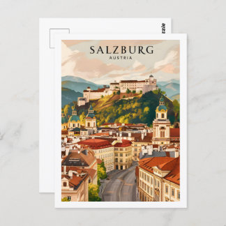 Salzburg Österreich Berühmter Reiseort Postkarte