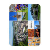 Salzburg Österreich Europe Collage Kitchen Magnet (Vertikal)