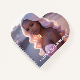 SALZBURG - ÖSTERREICH - ICH LIEBE SALZBURG NOTIZBLOCK