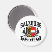 Salzburg Österreich Magnet (Vorderseite/Rückseite)
