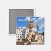 Salzburg, Österreich Magnet (Vorderseite/Rückseite)