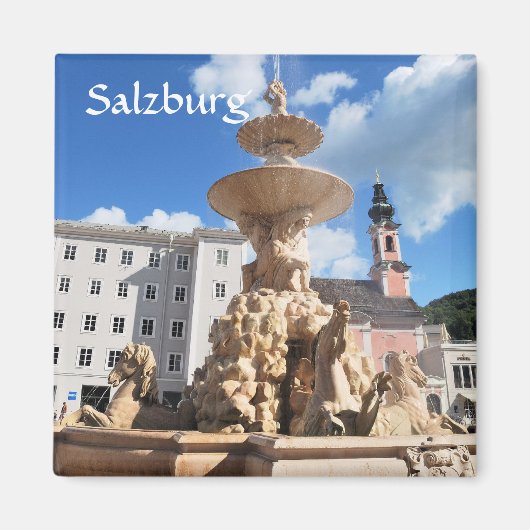 Salzburg, Österreich Magnet (Vorne)