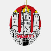 Salzburg Österreich Panorama Ornament (Rechts)