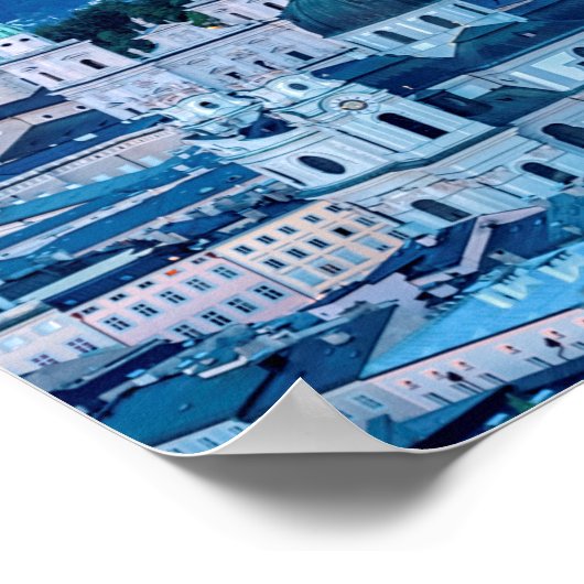 Salzburg, Österreich Poster (Ecke)