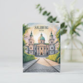 Salzburg Österreich Postkarte (Stehend Vorderseite)