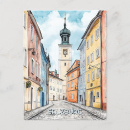 Salzburg Österreich Postkarte