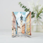 Salzburg Österreich Postkarte (Stehend Vorderseite)