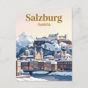 Salzburg Österreich Postkarte