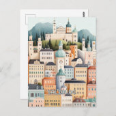 Salzburg Österreich Postkarte (Vorne/Hinten)