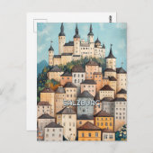 Salzburg Österreich Postkarte (Vorne/Hinten)