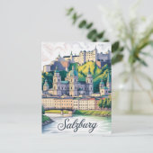 Salzburg Österreich Postkarte (Stehend Vorderseite)