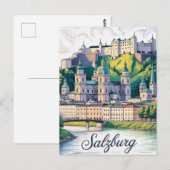 Salzburg Österreich Postkarte (Vorne/Hinten)