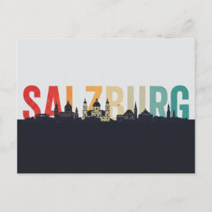 Salzburg Österreich Reise Postkarte