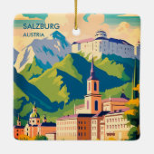 Salzburg Österreich Reisen Keramikornament (Rückseite)