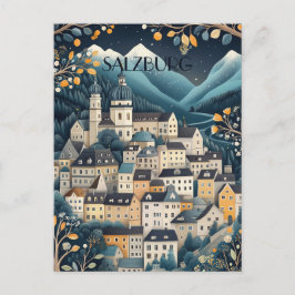 Salzburg Österreich Reisen Postkarte