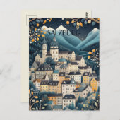 Salzburg Österreich Reisen Postkarte (Vorne/Hinten)