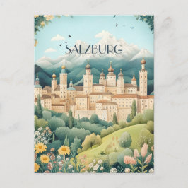 Salzburg Österreich Reisen Postkarte
