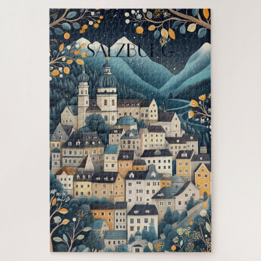 Salzburg Österreich Reisen Puzzle (Vertikal)