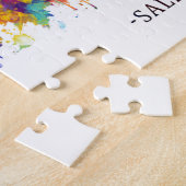 Salzburg Österreich Skyline Puzzle (Seite)