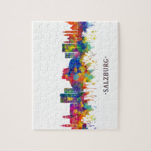 Salzburg Österreich Skyline Puzzle