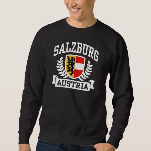Salzburg Österreich Sweatshirt (Vorderseite)