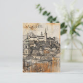 Salzburg Postkarte (Stehend Vorderseite)