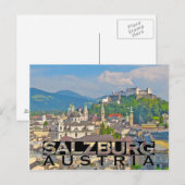 Salzburg Postkarte (Vorne/Hinten)
