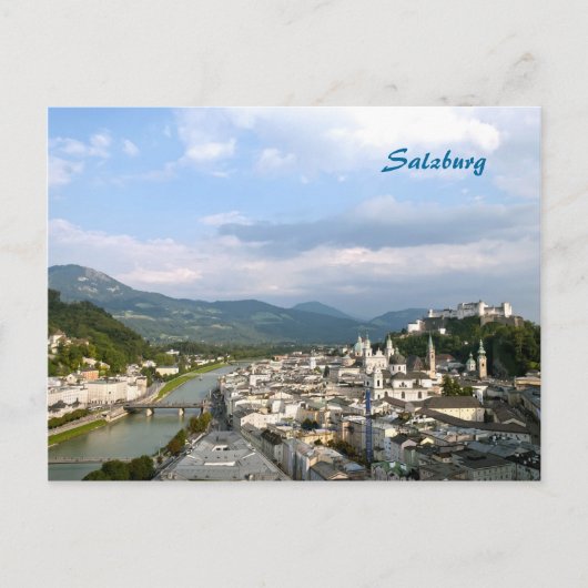 Salzburg Postkarte (Vorderseite)