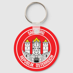Salzburg Round Emblem Schlüsselanhänger