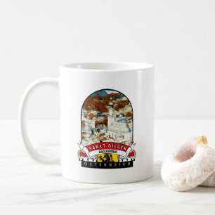 Salzburg Sankt Gilgen Österreich Souvenir Kaffeetasse