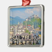 Salzburg Silbernes Ornament (Links)