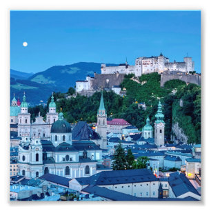 Salzburg-Stadt, Österreich Fotodruck