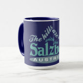 Salzburg-Tassen - wählen Sie Art u. Farbe Tasse (Vorderseite Links)