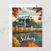Salzburg Vintag Postkarte (Vorne/Hinten)