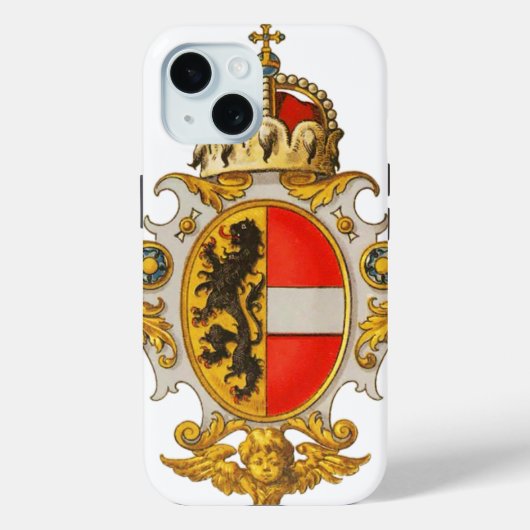 Salzburg Vintages Wappen iPhone/iPad Gehäuse Case-Mate iPhone Hülle (Rückseite)