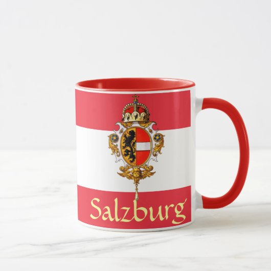 Salzburg-Wappen Tasse (Rechts)