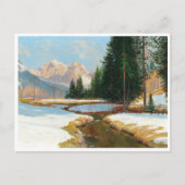 Salzburger Alpen, Winter Postkarte (Vorderseite)