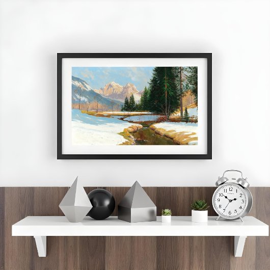 Salzburger Alpenblick, Poster