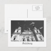 Salzburger Dom Postkarte (Vorne/Hinten)
