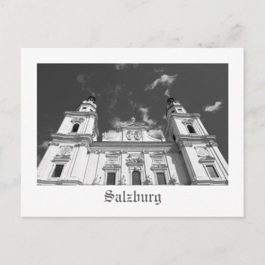 Salzburger Dom Postkarte (Vorderseite)