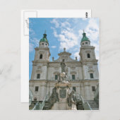 Salzburger Dom Postkarte (Vorne/Hinten)