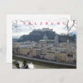 Salzburger Panoramablick Postkarte (Vorne/Hinten)