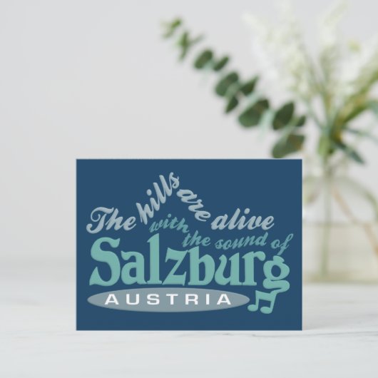 Salzburger Postkarte (Stehend Vorderseite)