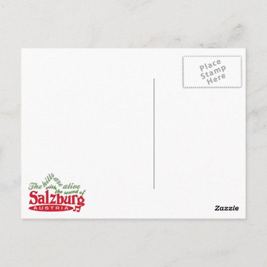 Salzburger Postkarte (Rückseite)