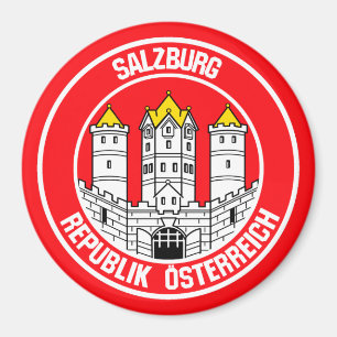 Salzburger RundEmblem Magnet