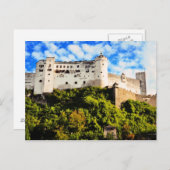 Salzburger Schloss Postkarte (Vorne/Hinten)